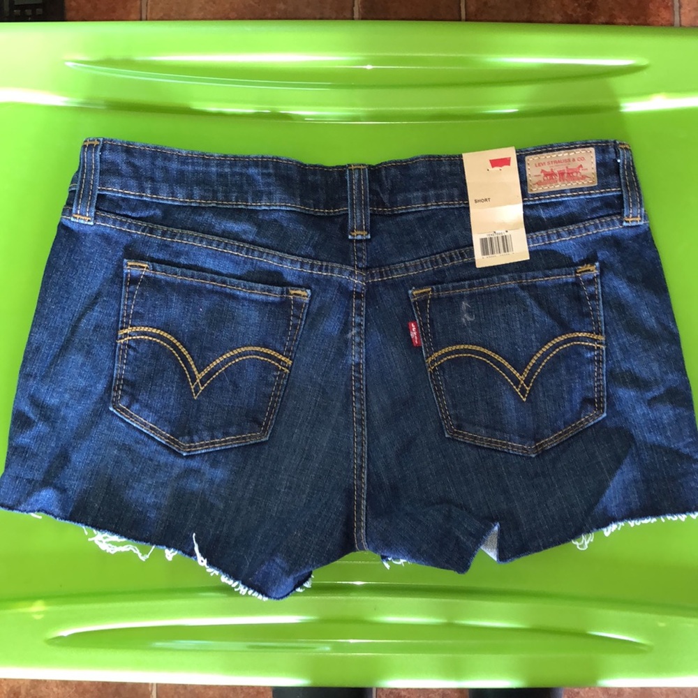 NWT Levi’s shorts blue jean denim size 13 - Picture 2 of 7